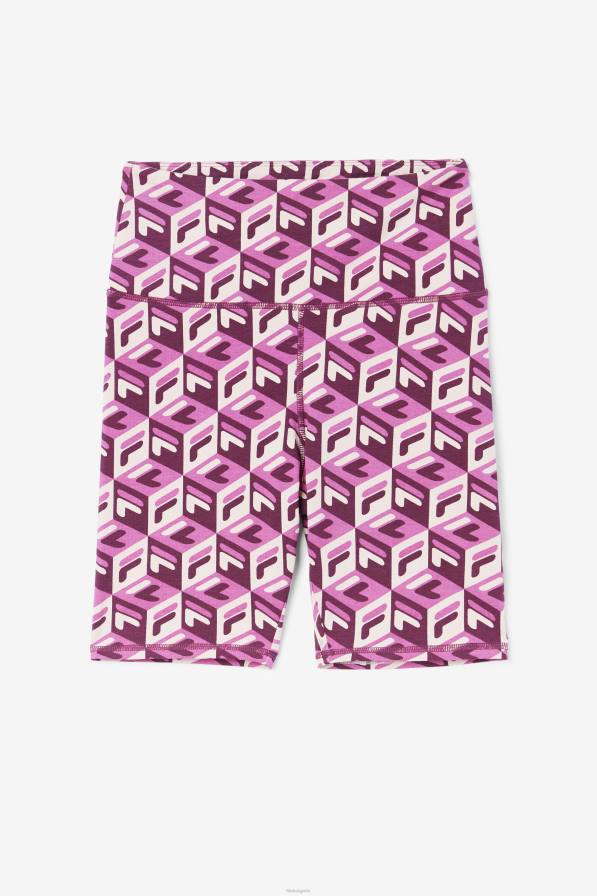 2HNL1563 руж/потпури/гроздово вино FILA руж/потпури/гроздово вино fila ainhoa ​​bike short