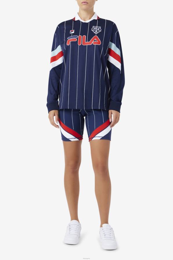 2HNL1577 тъмносиньо/червено/бяло FILA Велосипед yareli къс синьо/червен/бял fila