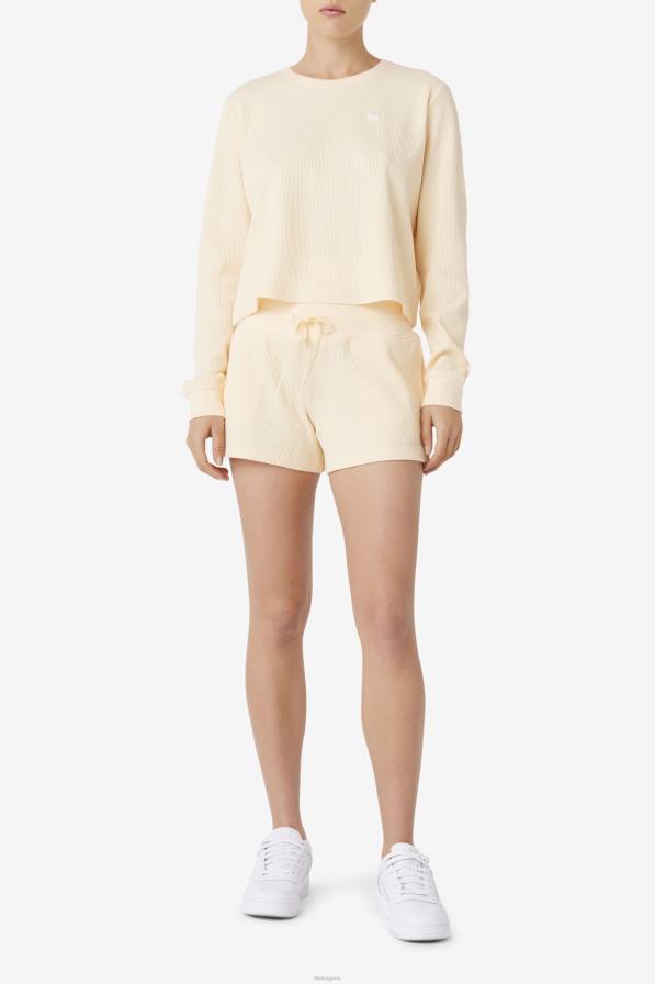 2HNL1633 нежна праскова FILA fila lina двойна лента за талия къса нежна праскова