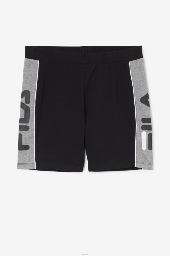 2HNL1640 черно/пирен/бяло FILA Davina bike short fila black/heather/white