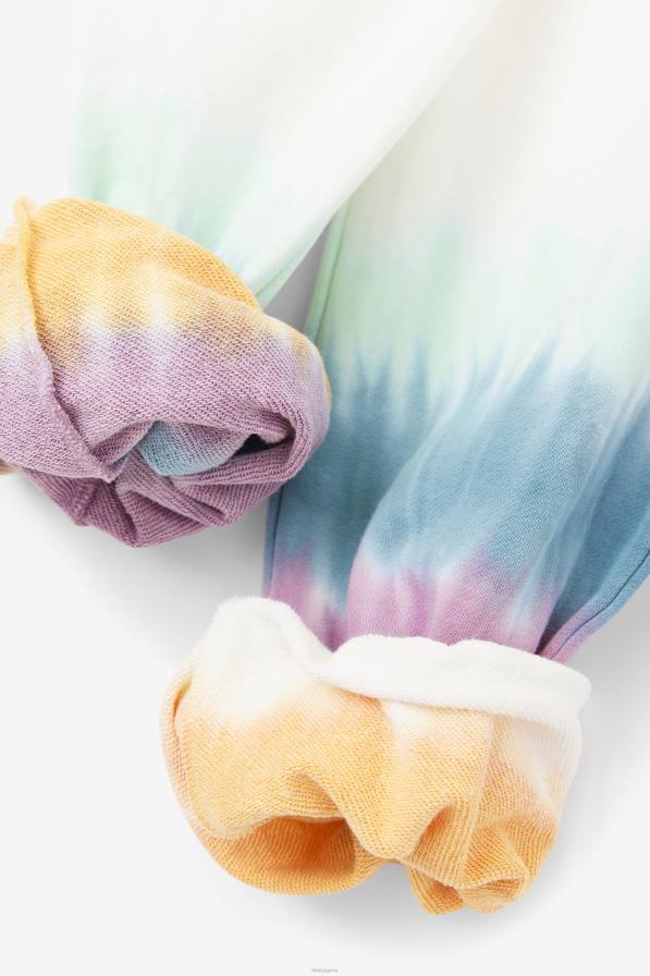 2HNL1655 бяла боя за вратовръзка FILA raleigh tie dye jogger бяла вратовръзка dye fila