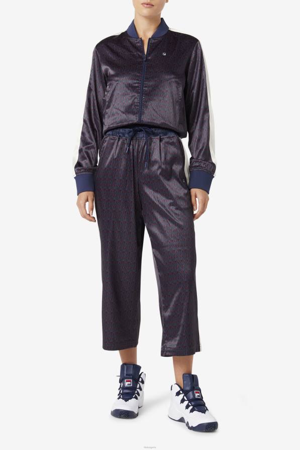 2HNL1664 пеперуда/тофу FILA aviana изрязани сатенени панталони fila peacoat/tofu