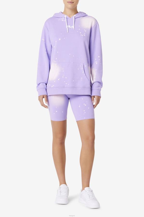 2HNL1681 боя за вратовръзка виола FILA fila taima tie dye bike short viola tie dye