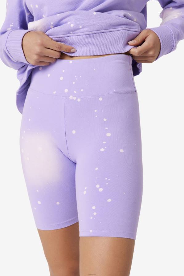 2HNL1681 боя за вратовръзка виола FILA fila taima tie dye bike short viola tie dye