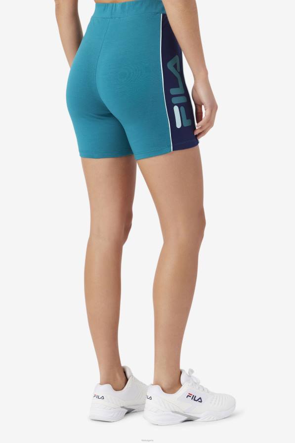 2HNL1696 дълбоко езеро/флот/ледена вода FILA fila deep lake/navy/iced aqua davina велосипед къс