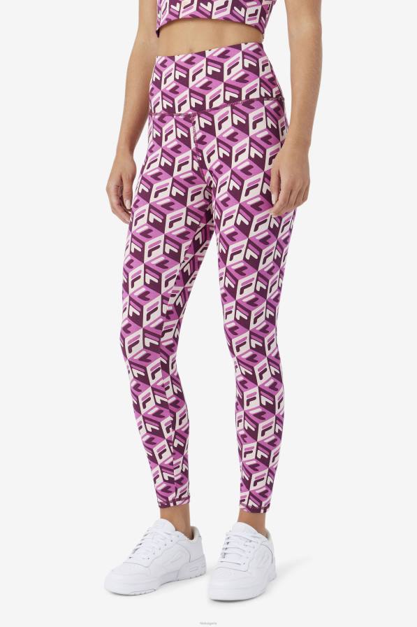 2HNL1704 руж/потпури/гроздово вино FILA руж/потпури/гроздово вино картерас 7/8 стегната фила