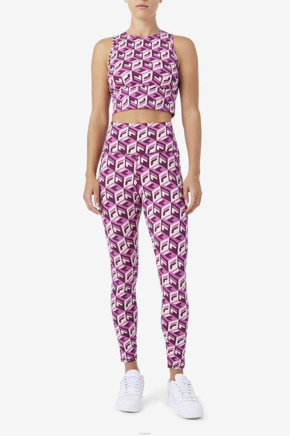 2HNL1704 руж/потпури/гроздово вино FILA руж/потпури/гроздово вино картерас 7/8 стегната фила