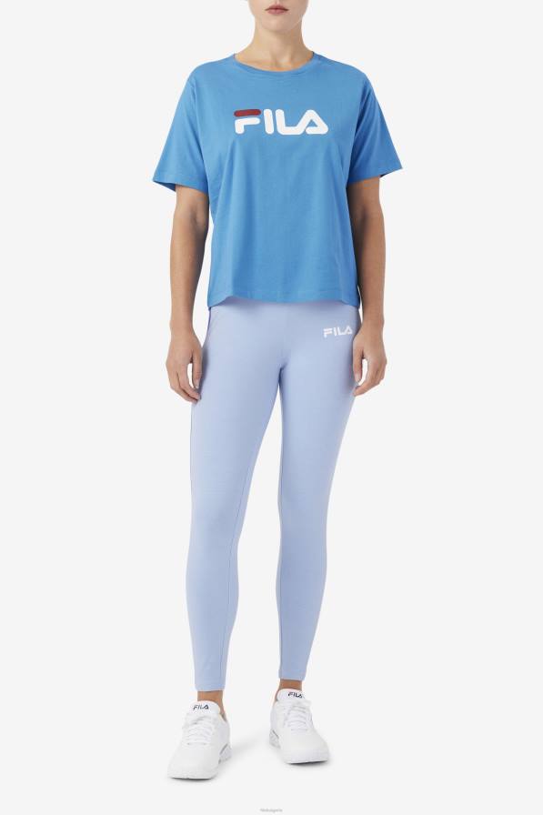 2HNL1724 синьо/бяло/синьо FILA mercy клин фила син/бял/син