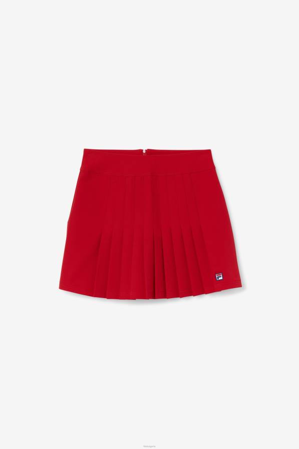 2HNL1746 червен FILA червена плисирана пола amy fila