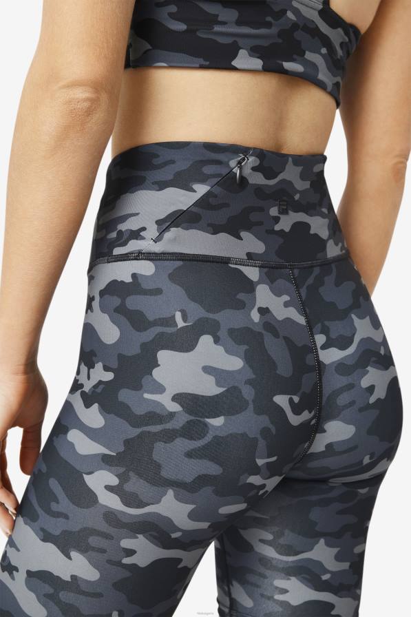 2HNL1940 тъмна камуфлажна/черна FILA Forza 8-инчов велосипед къс фила тъмен камуфлажен/черен