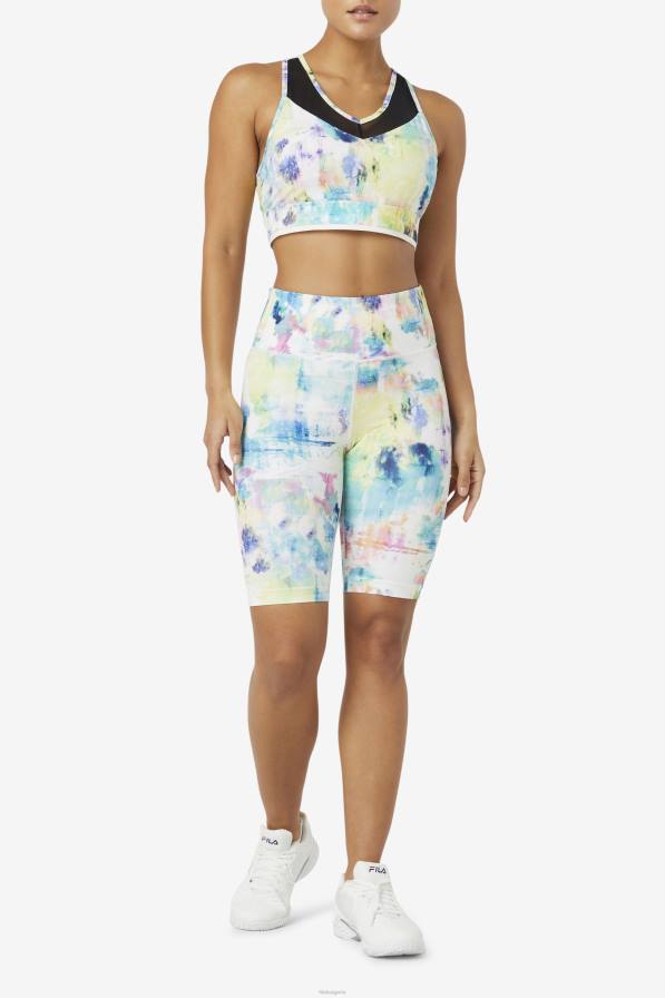 2HNL1945 боя за вратовръзка FILA fila forza 8inch tie dye bike short tie dye