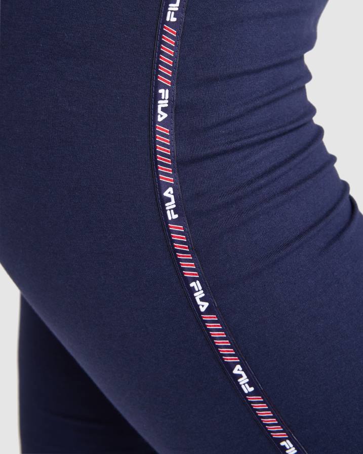 2HNL2801 военноморски флот FILA дамски клин от лисича ръкавица тъмносинен фила