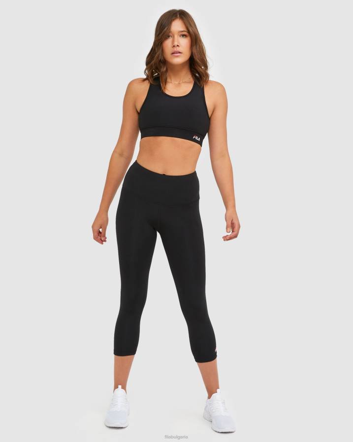 2HNL2879 черен FILA класически дамски чорапогащник 3/4 черен фила