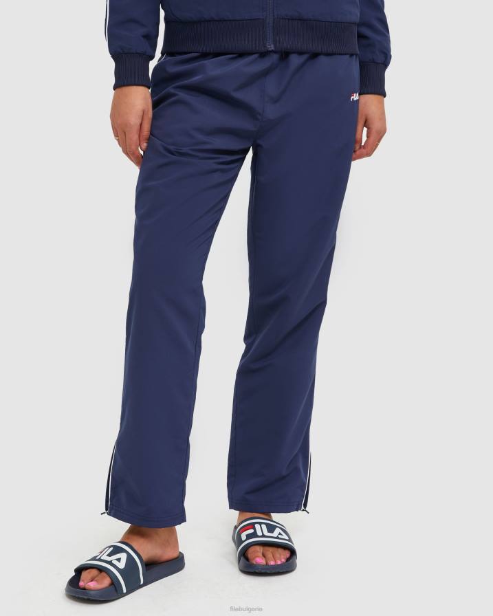 2HNL2904 нов флот FILA нов тъмносин класически дамски панталон от микрофибър fila