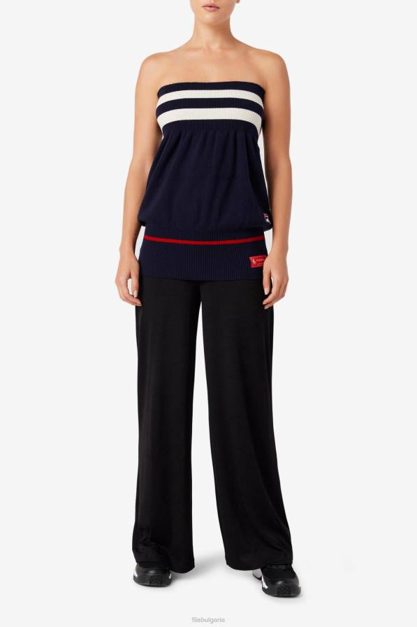 2HNL2931 тъмносиньо/бяло/червено FILA тъмносиня/бяла/червена фила пола с пояс