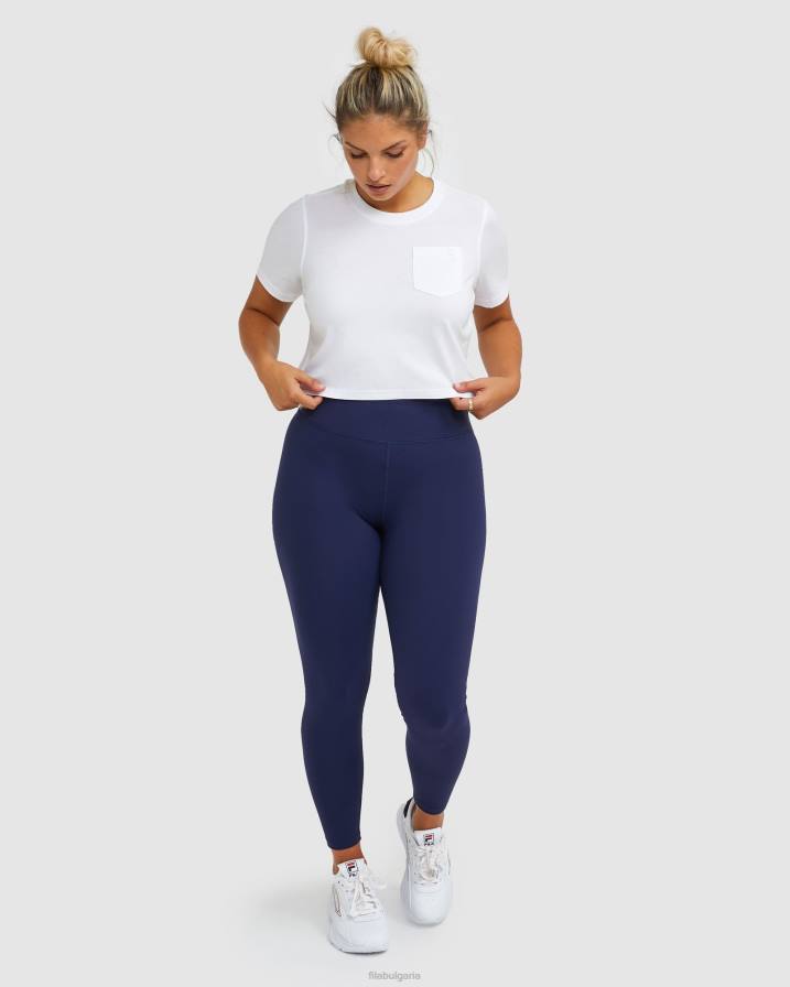 2HNL2988 нов флот FILA нова тъмносиня дамска значка стегната фила