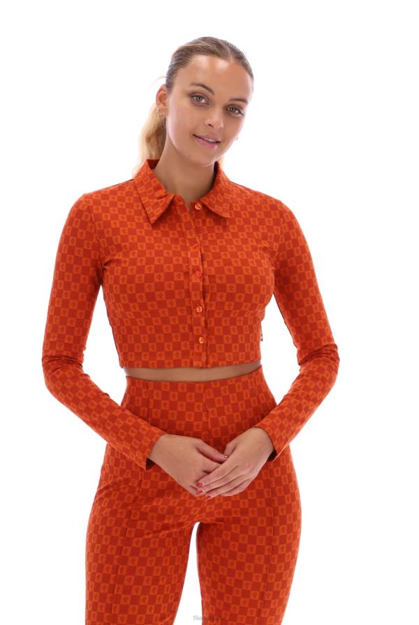 2HNL3414FILA изрязана поло тениска fila