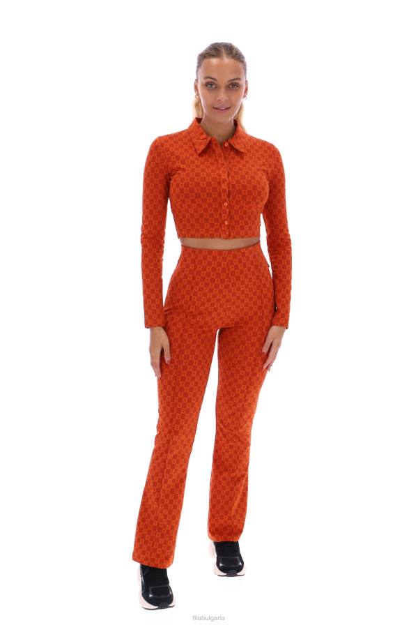 2HNL3414FILA изрязана поло тениска fila