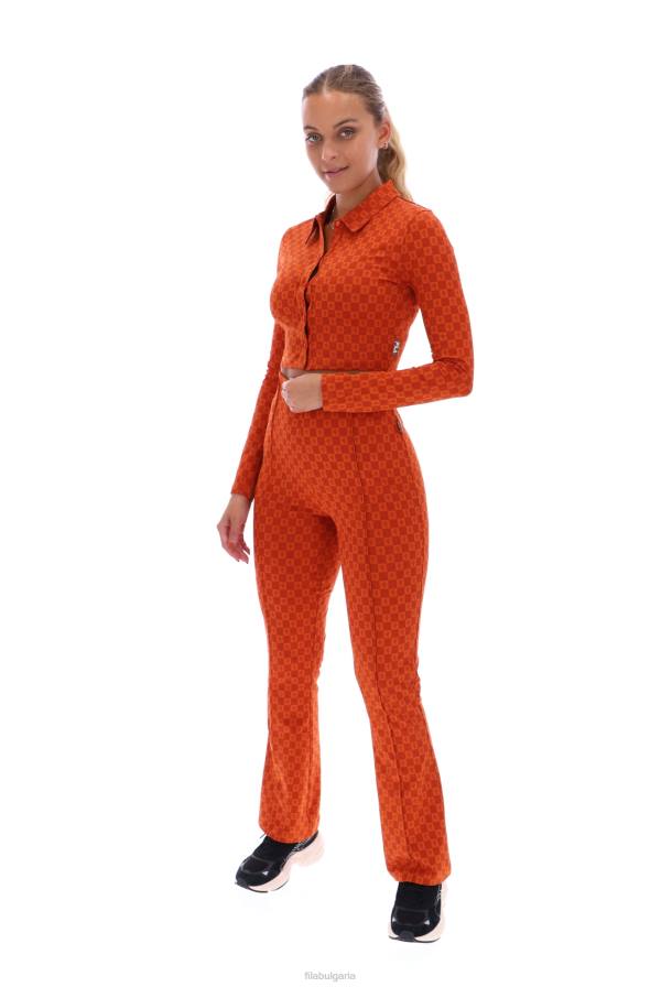 2HNL3414FILA изрязана поло тениска fila