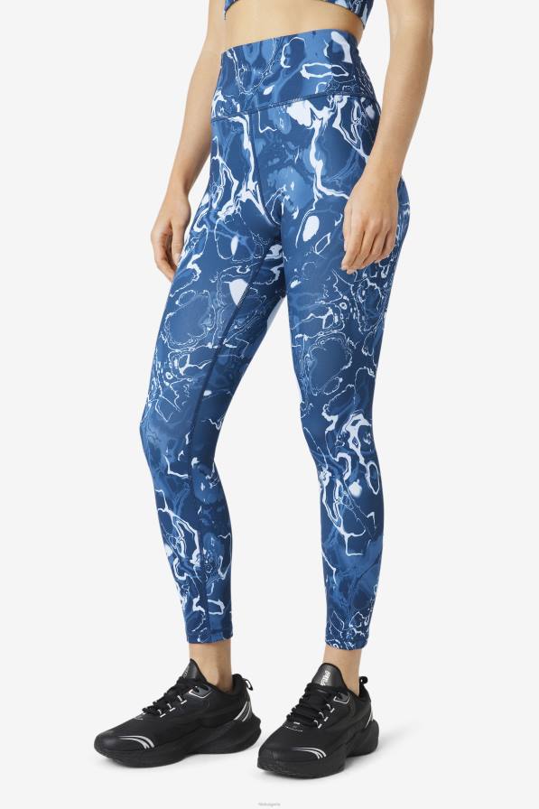 2HNL1969 морски мрамор FILA fila forza елегантен 7/8 клин тъмносин мрамор