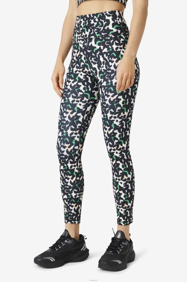 2HNL1971 черно животно FILA черен животински фила форза елегантен 7/8 клин