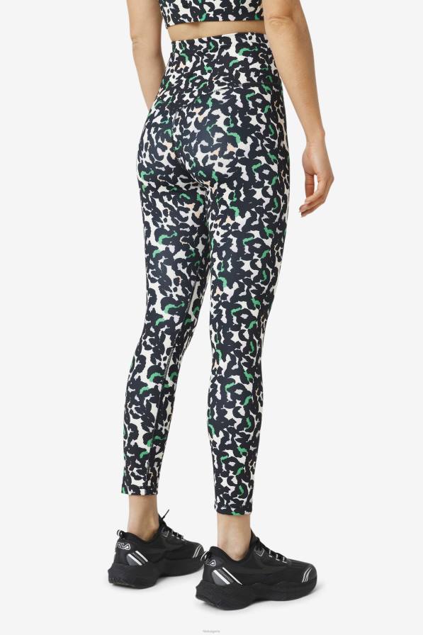 2HNL1971 черно животно FILA черен животински фила форза елегантен 7/8 клин