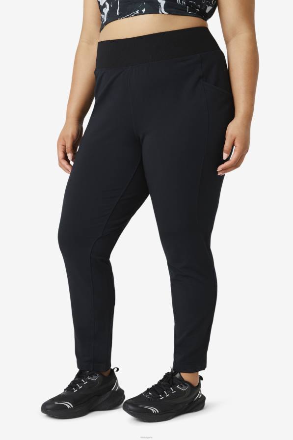 2HNL1998 черен FILA черен fi-lux тънък панталон fila