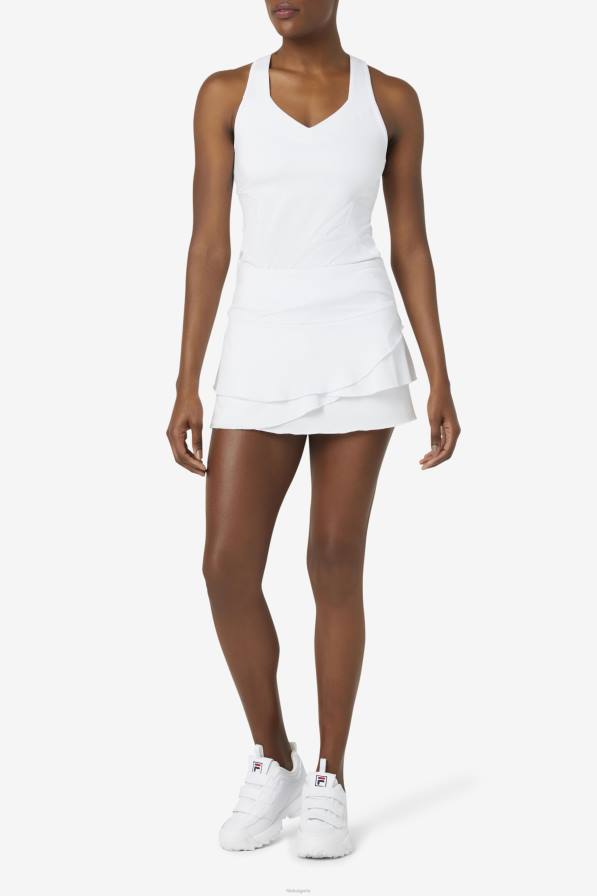 2HNL2042 бяло FILA бяла щампована щампа с кисели топки