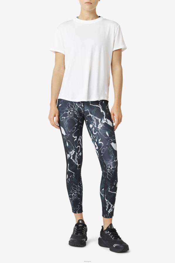 2HNL1901 бяло FILA fi-lux горнище с къс ръкав бяла фила