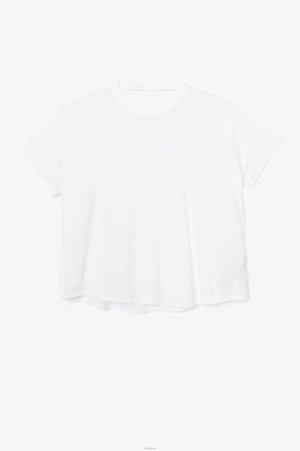 2HNL1920 бяло FILA бяло фи-лукс горнище с къс ръкав фила