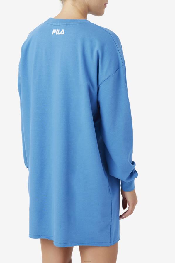 2HNL1556 vallarta синьо/бяло FILA mazik тениска рокля fila vallarta синьо/бяло