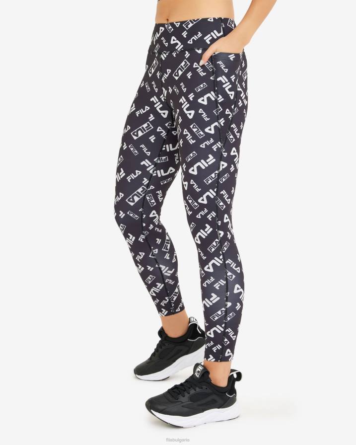 2HNL2913 черен FILA черна фила алеса стегната