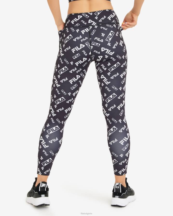 2HNL2913 черен FILA черна фила алеса стегната