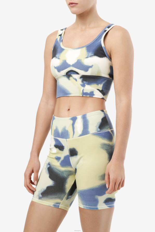 2HNL1399 четка печат FILA fila dawn sutien top brushstroke print