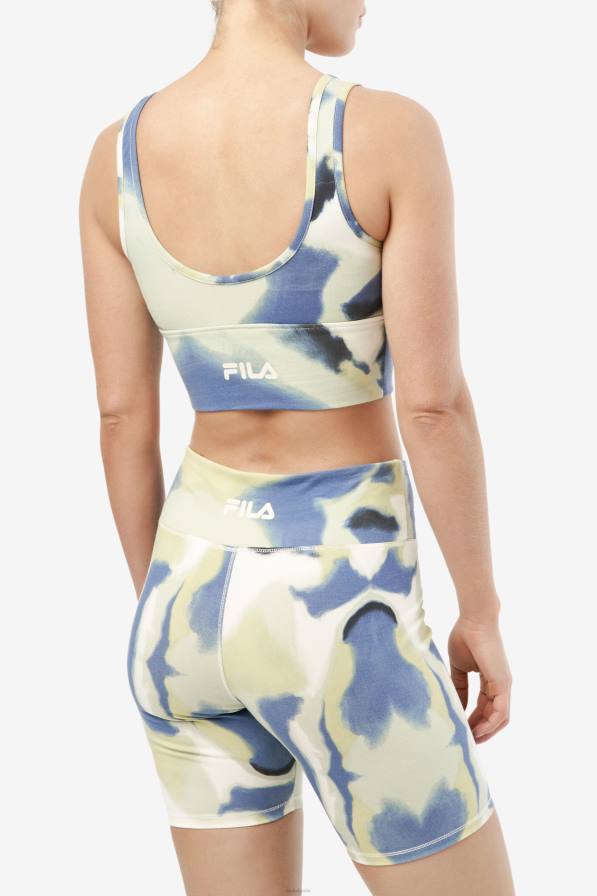 2HNL1399 четка печат FILA fila dawn sutien top brushstroke print
