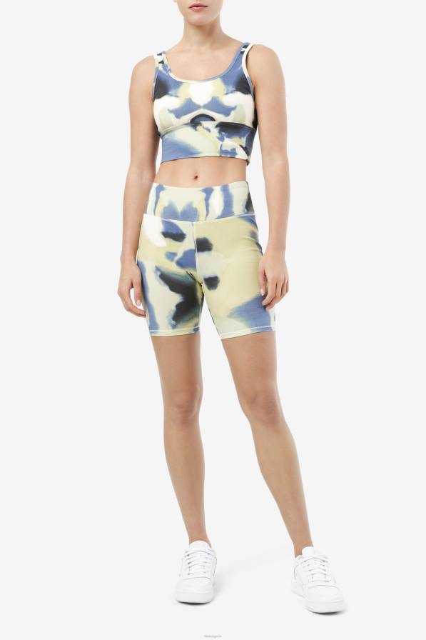 2HNL1399 четка печат FILA fila dawn sutien top brushstroke print