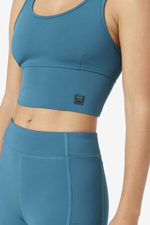 2HNL1421 син корал FILA кора сутиен горнище син корал фила