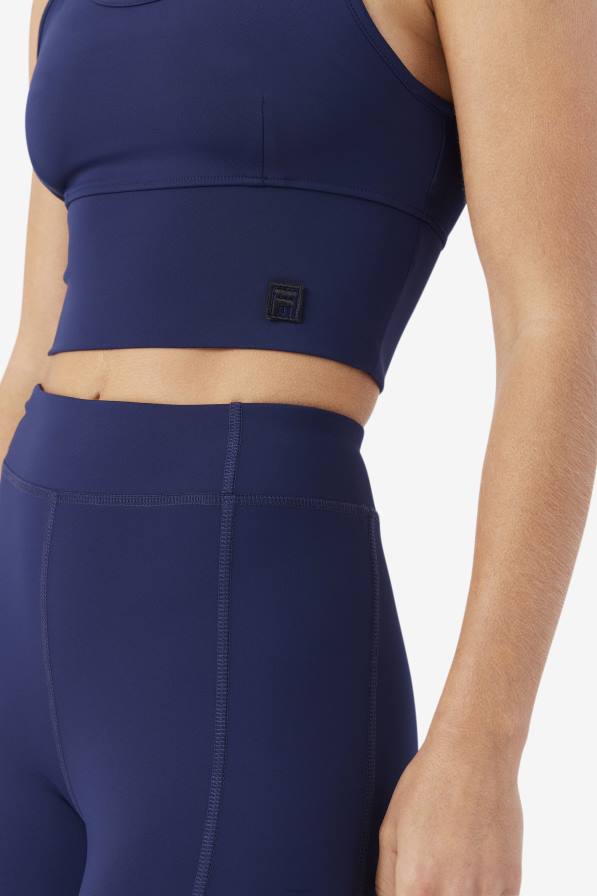 2HNL1463 военноморски флот FILA кора сутиен горнище тъмносиньо фила