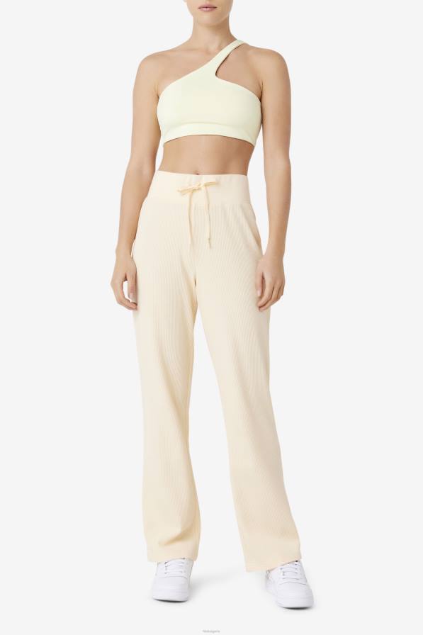 2HNL1471 нежно жълто FILA fila kady асиметричен сутиен горнище нежно жълто