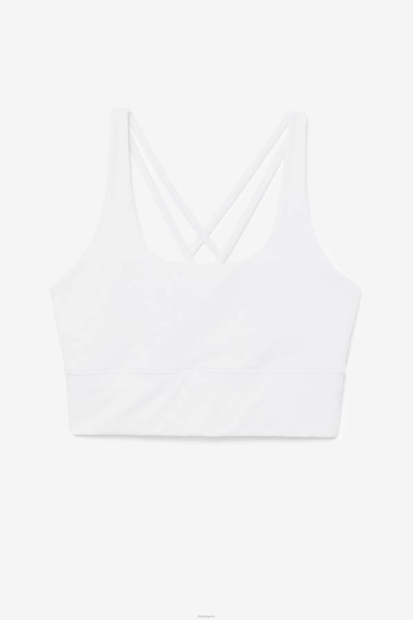 2HNL1788 бяло FILA бял сутиен с кръстосано повдигане на гърба fila