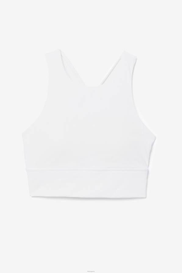 2HNL1809 бяло FILA бял фила спортен сутиен с високо деколте