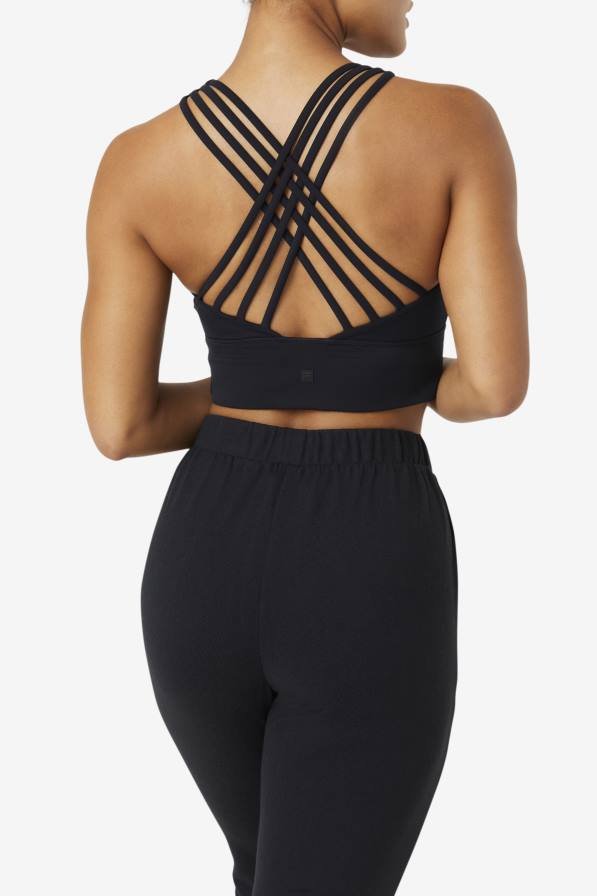 2HNL1811FILA повдигнат спортен сутиен с високо деколте fila