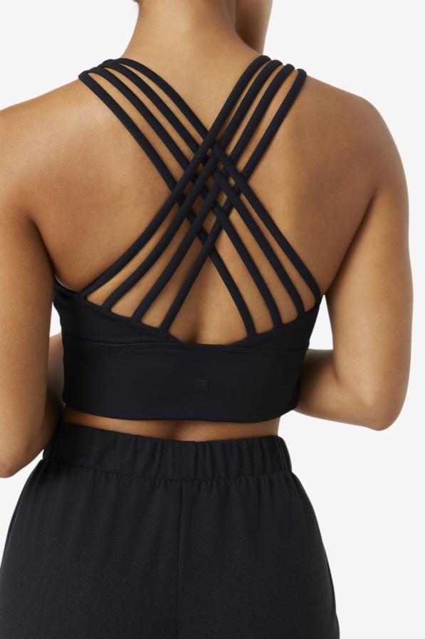 2HNL1811FILA повдигнат спортен сутиен с високо деколте fila