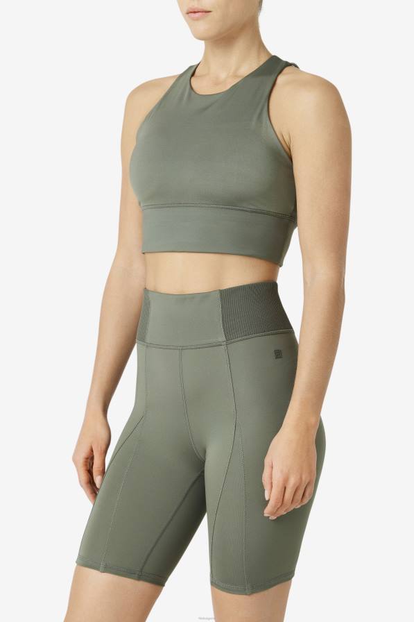 2HNL1812 мащерка FILA спортен сутиен с високо деколте с мащерка