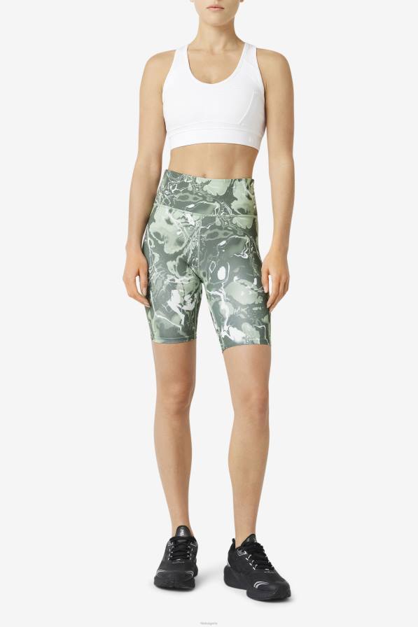 2HNL1818 бяло FILA бял повдигнат спортен сутиен racerback fila