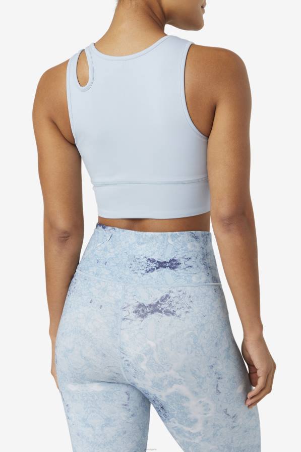 2HNL1824 синя мъгла FILA blue fog uplift slice crop sutien top fila