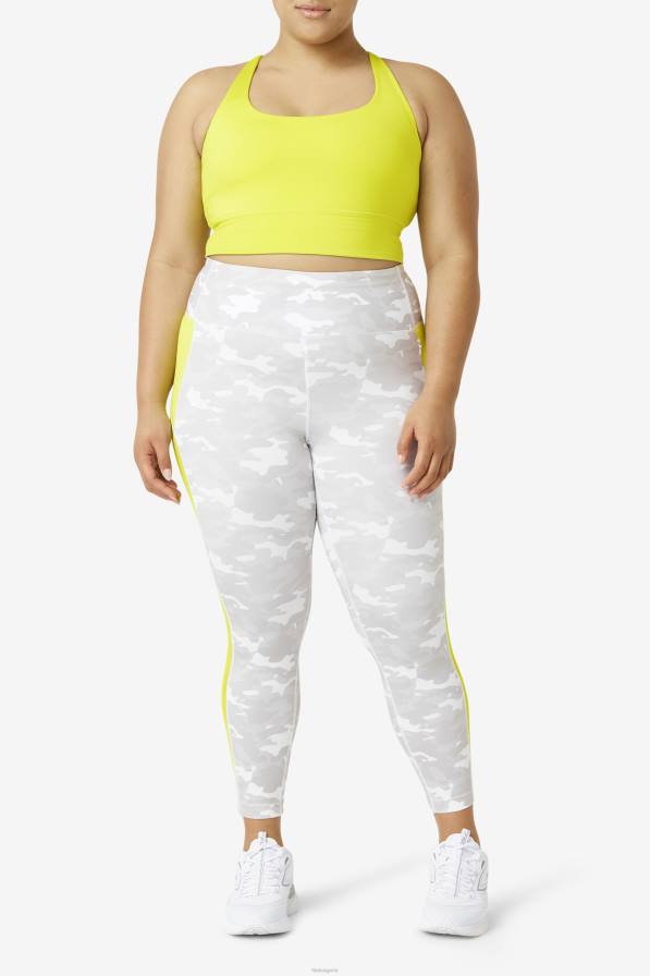 2HNL1825 сяра FILA fila повдигащ сутиен с кръстосана гръбна част сяра