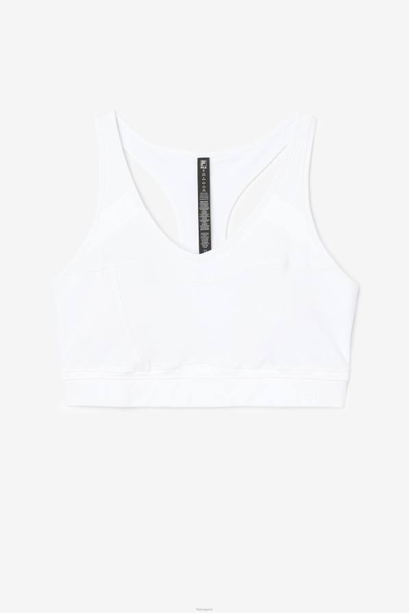 2HNL1834 бяло FILA fila бял спортен сутиен със състезателна гръб