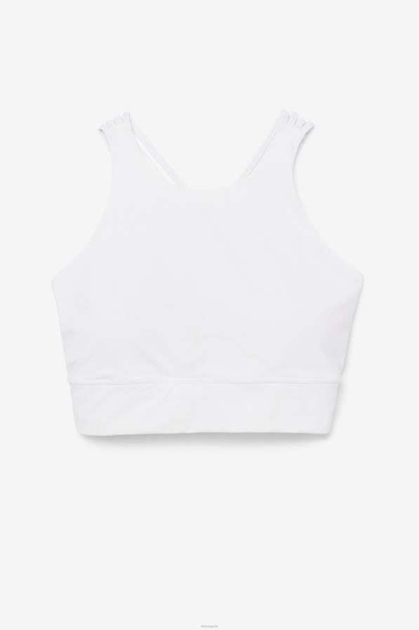 2HNL1840 бяло FILA fila бял спортен сутиен с високо деколте