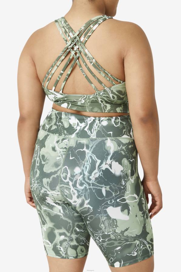 2HNL1842 босилек мрамор FILA босилек мрамор повдигащ спортен сутиен с високо деколте fila